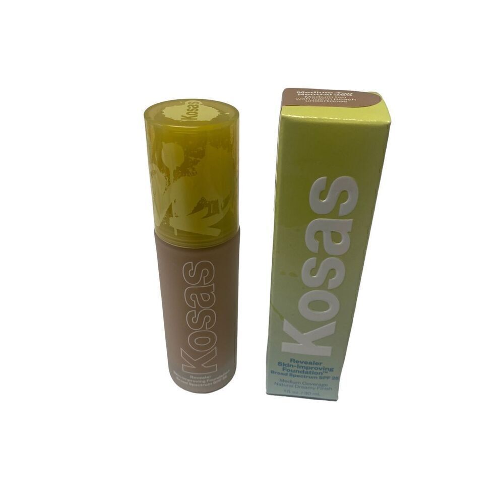 Kosas Revealer Skin-Improving Foundation SPF 25 in Medium Tan Neutral 280 (READ)